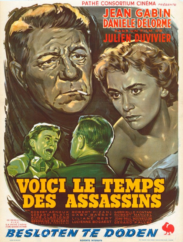 Repro 30x40cm - VOICI LE TEMPS DES ASSASSINS - Belge