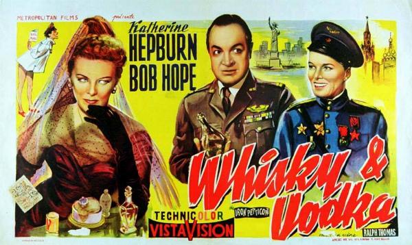 Repro 30x40cm - WHISKY, VODKA ET JUPON DE FER - Belge