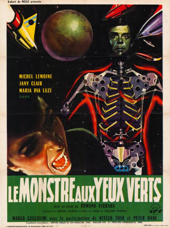 Repro 30x40cm - MONSTRE AUX YEUX VERTS (le) - Française