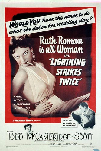 Affiche - LIGHTNING STRIKES TWICE - 70x105cm