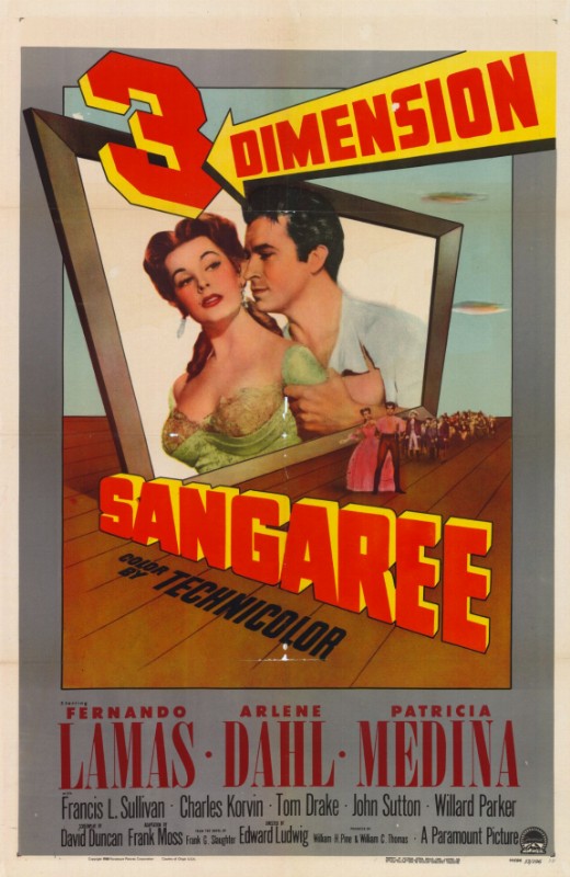 Repro 30x40cm - SANGAREE - U.S.