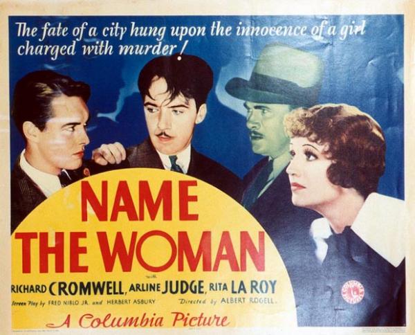 Affiche - NAME THE WOMAN - 56x71cm