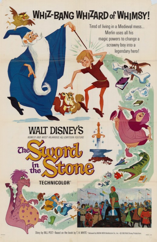 Affiche - MERLIN L'ENCHANTEUR - 70x105cm