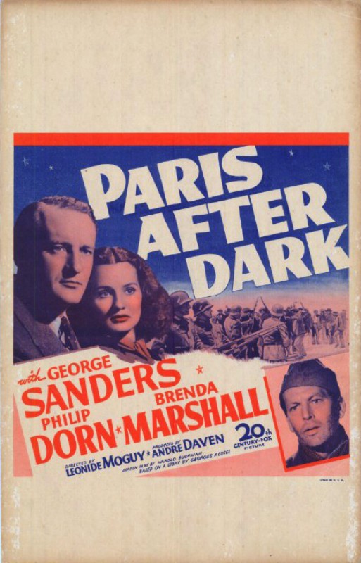 Affiche - PARIS AFTER DARK - 36x56cm