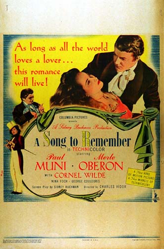 Affiche - CHANSON DU SOUVENIR (la) - 36x56cm B