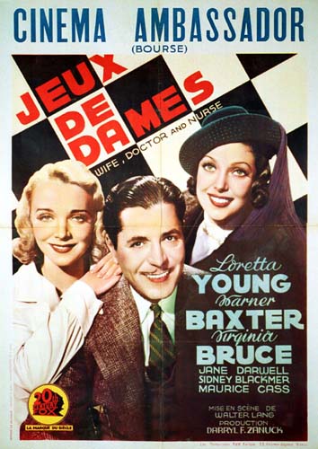 Affiche - JEUX DE DAMES - 60x80cm - BEL