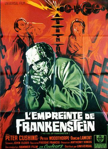 Affiche - EMPREINTE DE FRANKENSTEIN (l') - Ressortie 120x160cm