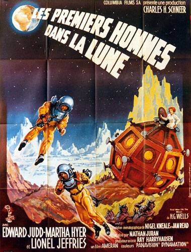 Affiche - PREMIERS HOMMES DANS LA LUNE (les) - 120x160cm