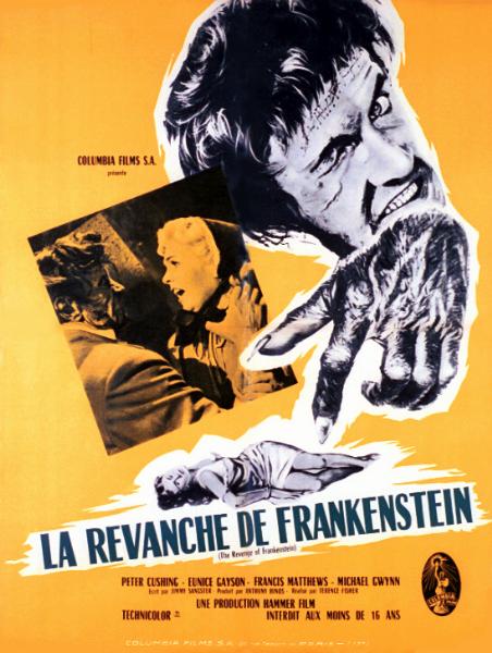 Affiche - REVANCHE DE FRANKENSTEIN (la) - 60x80cm
