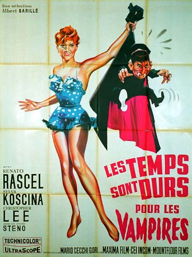 Affiche - TEMPS SONT DURS POUR LES VAMPIRES (les) - 120x160cm