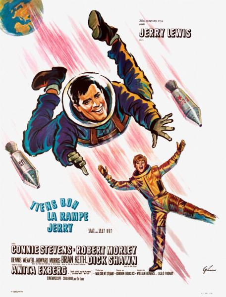 Affiche - TIENS BON LA RAMPE JERRY - 120x160cm