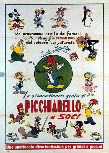 Affiche - DESSINS ANIMES DE WALTER LANTZ - 100x140cm