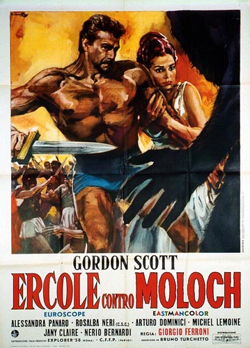 Affiche - HERCULE CONTRE MOLOCH - 100x140cm