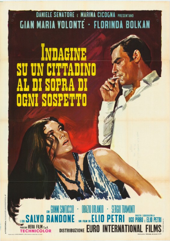 Repro 30x40cm - ENQUETE SUR UN CITOYEN AU-DESSUS DE TOUT SOUPCON - Italienne