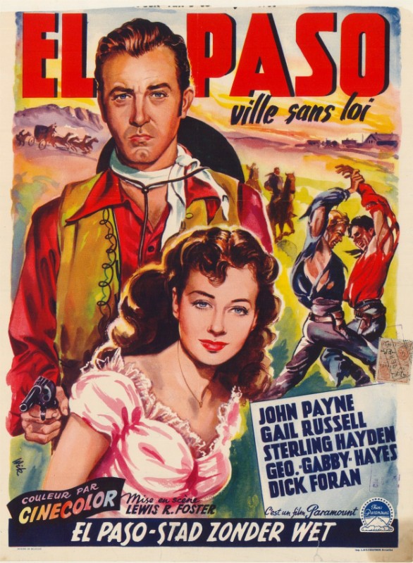 Affiche - EL PASO VILLE SANS LOI - 36x56cm