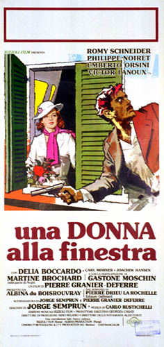 Affiche - UNE FEMME A SA FENETRE - 33x71cm