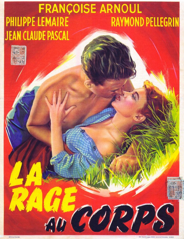 Repro 30x40cm - RAGE AU CORPS (la) - Belge