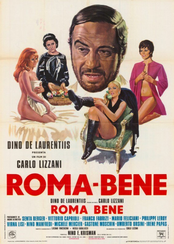 Repro 30x40cm - SCANDALE A ROME - Italienne B
