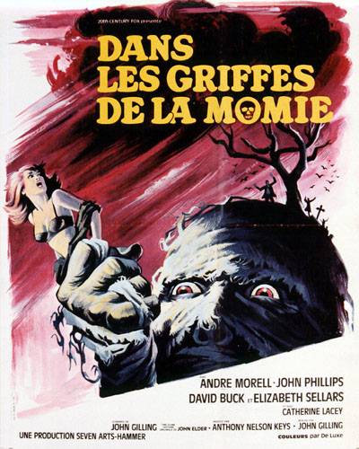 Affiche - DANS LES GRIFFES DE LA MOMIE - 45x55cm