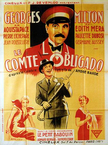 Affiche - COMTE OBLIGADO (le) - Ressortie 120x160cm