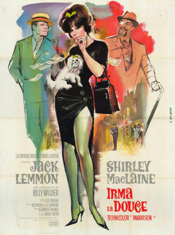Repro 30x40cm - IRMA LA DOUCE - Française