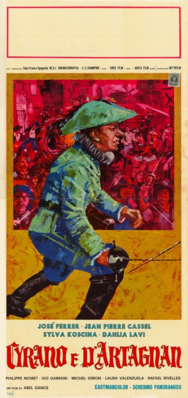 Affiche - CYRANO ET D'ARTAGNAN - 33x71cm