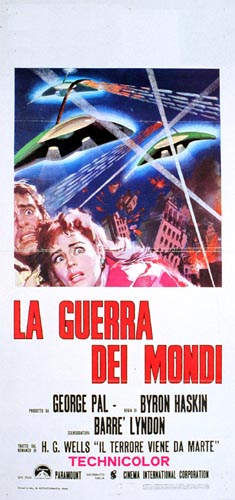 Affiche - GUERRE DES MONDES (la) - Ressortie 33x71cm B