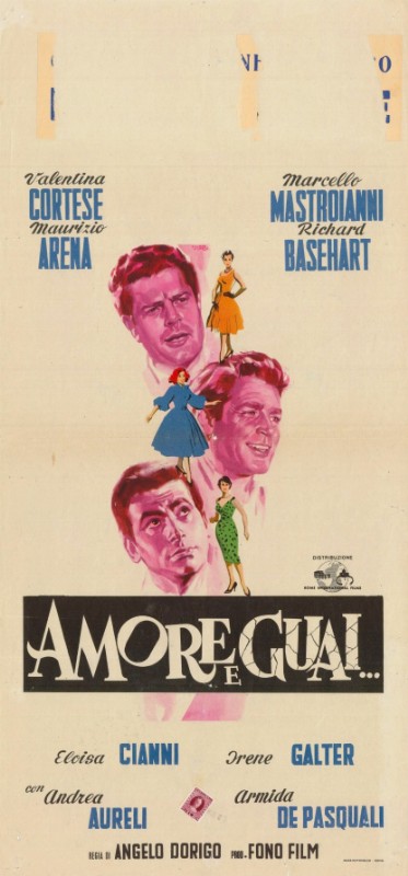 Affiche - AMORE E GUAI - 33x71cm