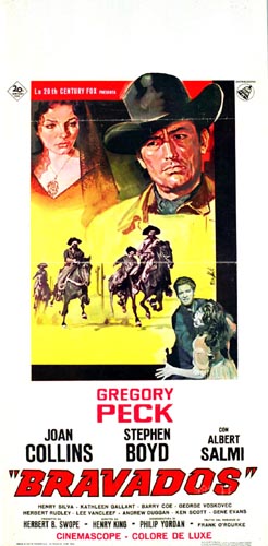 Affiche - BRAVADOS - 33x71cm