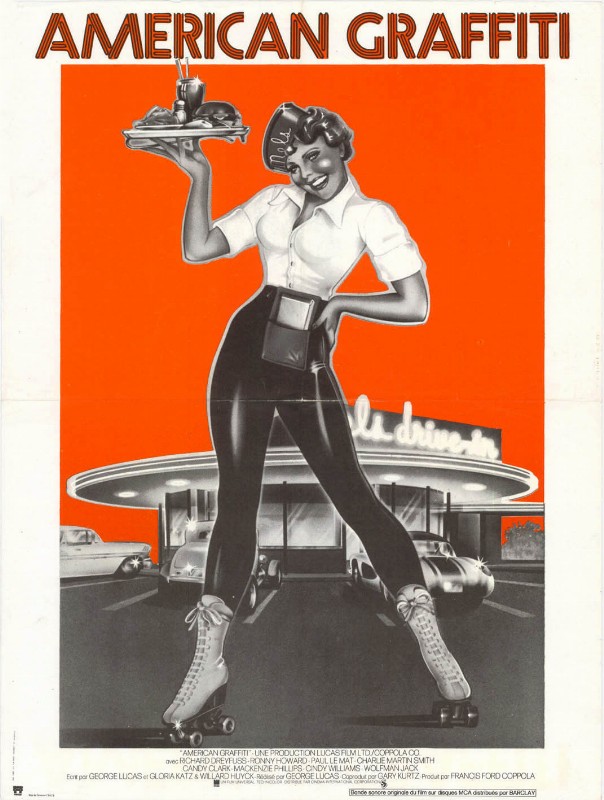 Repro 30x40cm - AMERICAN GRAFFITI - Française