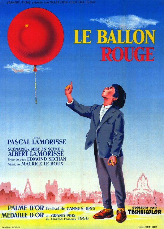 Repro 30x40cm - BALLON ROUGE (le) - Française