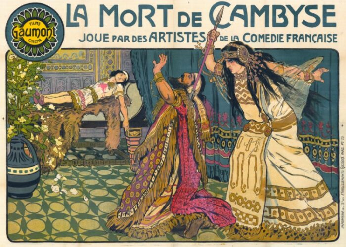 Repro 30x40cm - MORT DE CAMBYSE (la) - Française