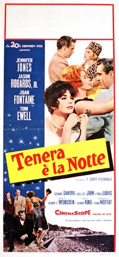 Affiche - TENDRE EST LA NUIT - 33x71cm