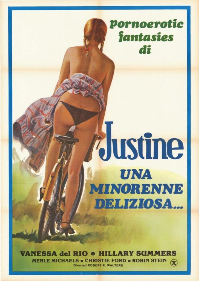 Affiche - JUSTINE UNA MINORENNE DELIZIOSA - 100x140cm