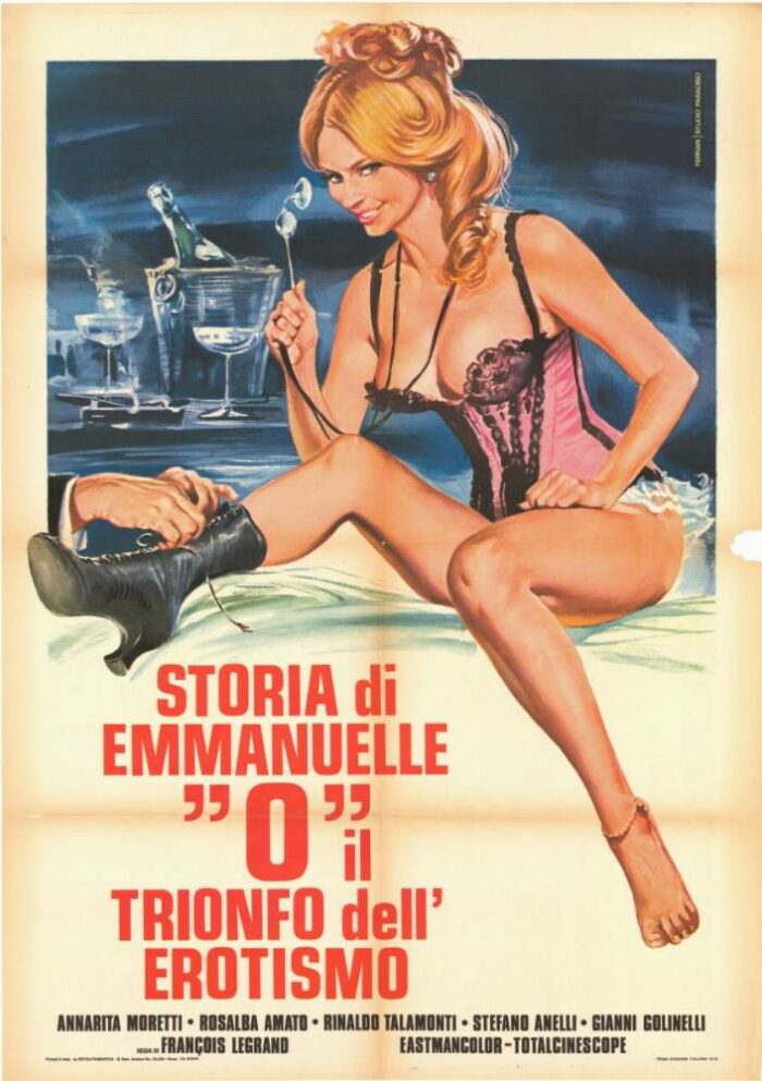 Affiche - STORIA DI EMMANUELLE O IL TRIONFO DELL EROTISMO - 100x140cm