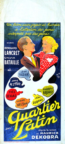 Affiche - QUARTIER LATIN - 25x60cm