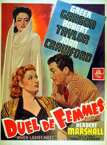 Affiche - DUEL DE FEMMES - 36x56cm