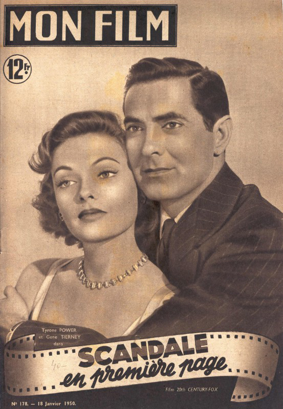 SCANDALE EN PREMIERE PAGE