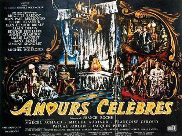 Affiche - AMOURS CELEBRES - 240x320cm