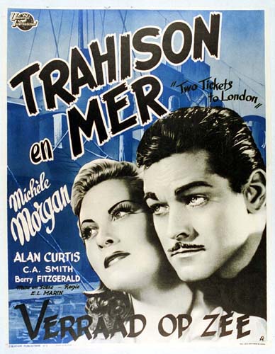 Affiche - TRAHISON EN MER - 36x56cm