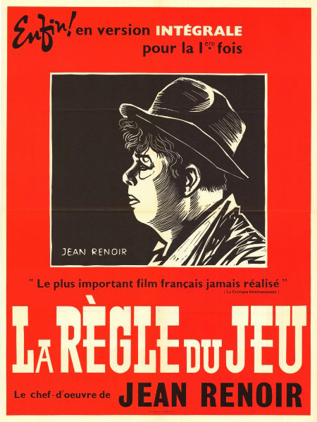 Affiche - REGLE DU JEU (la) - Ressortie 60x80cm