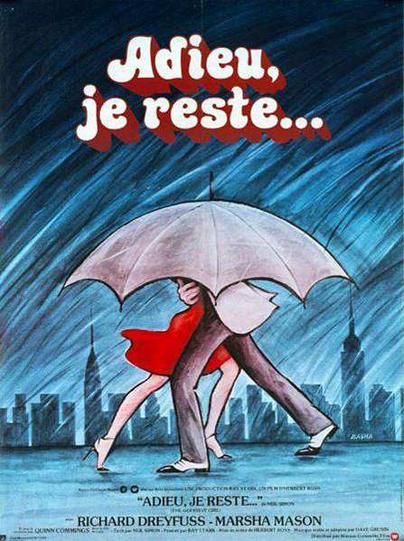 Affiche - ADIEU JE RESTE - 60x80cm