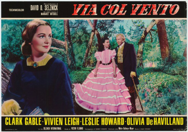 Affiche - AUTANT EN EMPORTE LE VENT - Ressortie 47x66cm