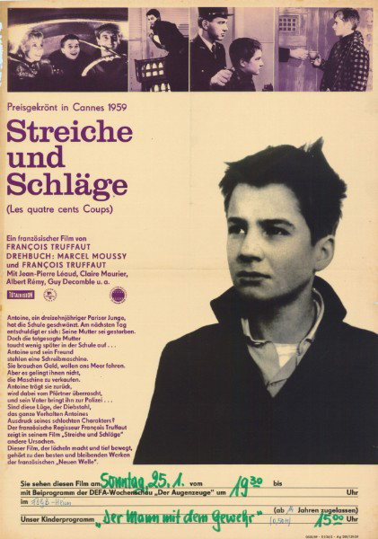 Affiche - QUATRE CENTS COUPS (les) - 40x55cm