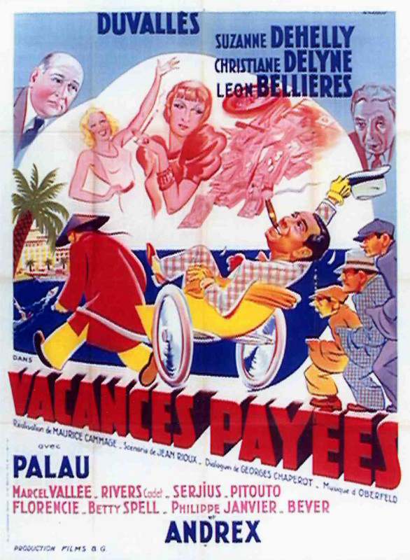 Affiche - VACANCES PAYEES - 120x160cm