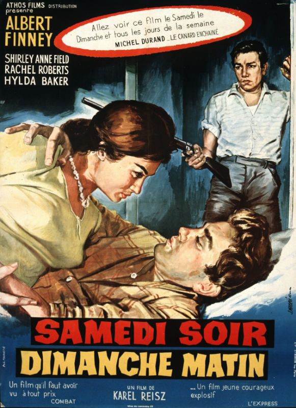 Affiche - SAMEDI SOIR, DIMANCHE MATIN - 120x160cm