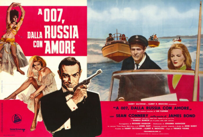 Affiche - BONS BAISERS DE RUSSIE - Ressortie 47x66cm