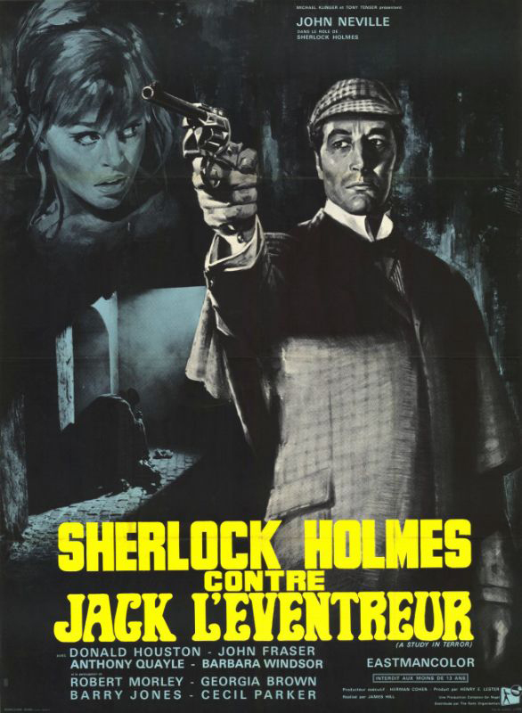 Affiche - SHERLOCK HOLMES CONTRE JACK L'EVENTREUR - 120x160cm