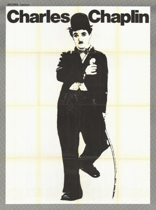 Affiche - CHARLIE CHAPLIN - 120x160cm