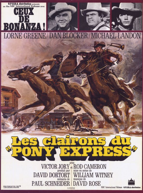Affiche - CEUX DU PONY EXPRESS - 60x80cm